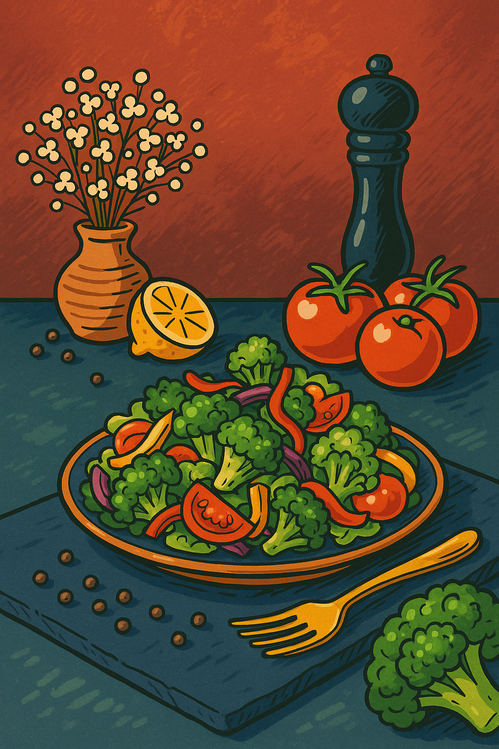 Tavola imbandita italiana